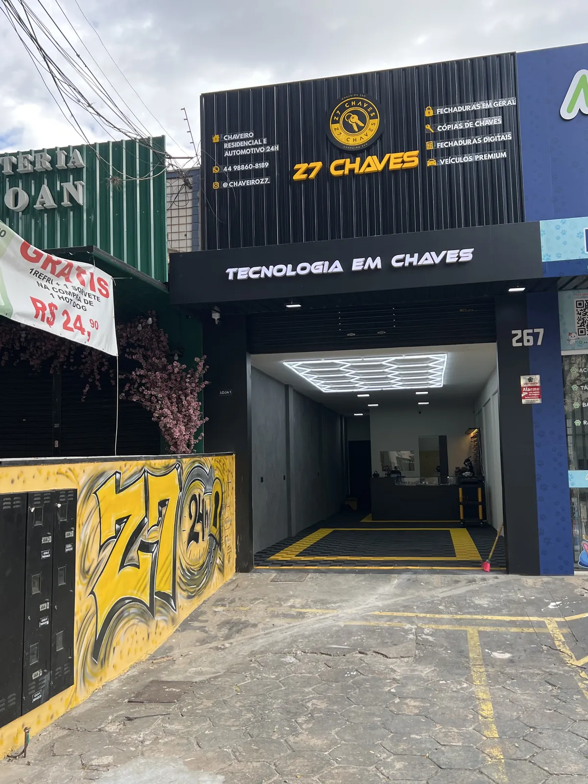 Chaveiro da Z7 atendendo em Sarandi